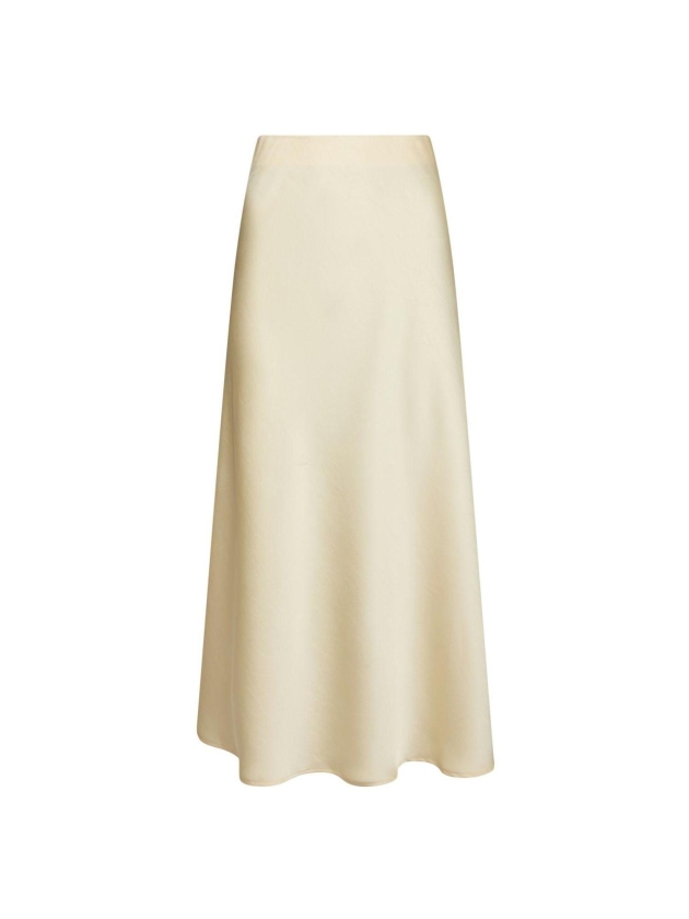 Neo Noir Vicky heavy sateen skirt 191 Light yellow