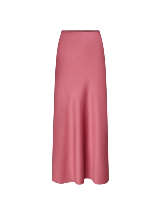 Neo Noir Vicky heavy sateen skirt 430 Cherry pink