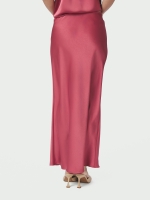 Neo Noir Vicky heavy sateen skirt 430 Cherry pink