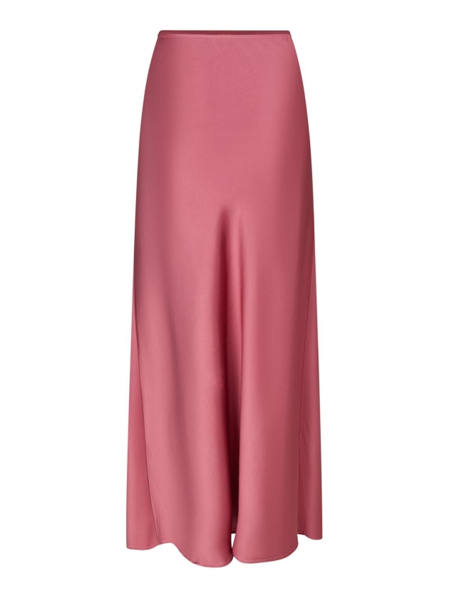 Neo Noir Vicky heavy sateen skirt 430 Cherry pink