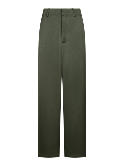 Neo Noir Emmett heavy sateen pants 591 Deep green