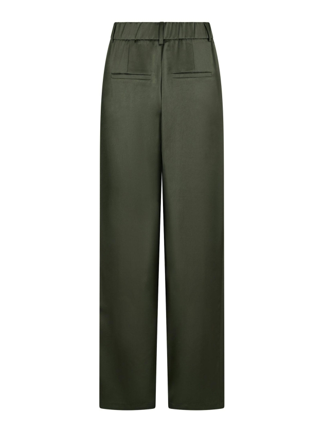 Neo Noir Emmett heavy sateen pants 591 Deep green