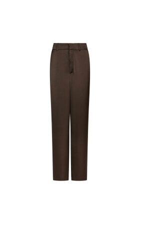 Neo Noir Emmett heavy sateen pants 676 Dark brown