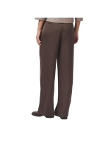 Neo Noir Emmett heavy sateen pants 676 Dark brown
