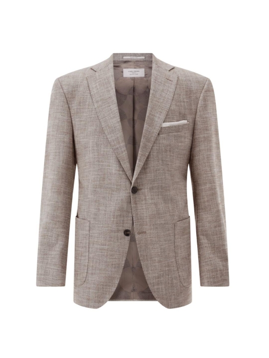 Carl Gross Sakko/Jacket CG Tate SV 71 Hellbraun