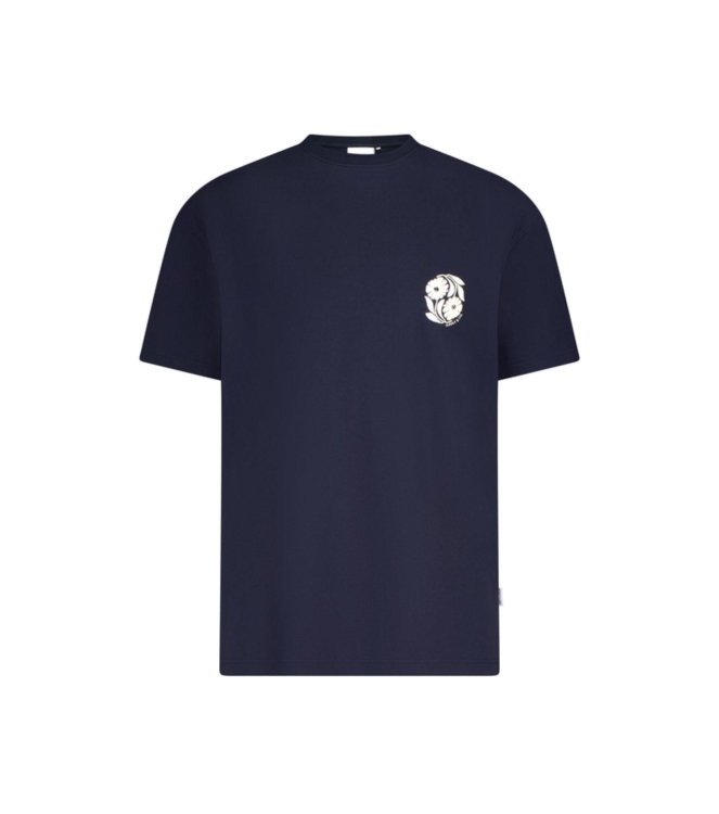 Supply en Co Kegan T-shirt Backprint 290 Navy
