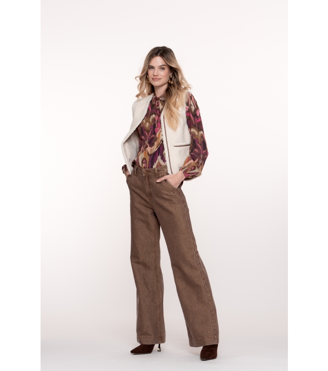 Geisha Jeans flair 000735 Camel