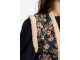 Geisha Gilet print 000999 Black