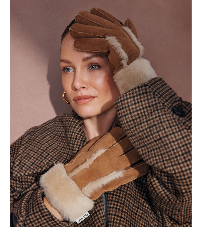 Via Vai Odile Zayn 308 Suede Cognac