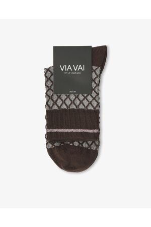 Via Vai Nova Mabel 212 Cotton Noisette