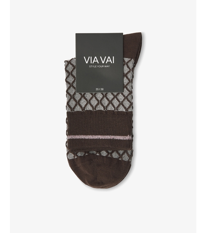 Via Vai Nova Mabel 212 Cotton Noisette