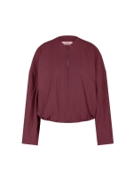 Studio Anneloes Storm stripe bomber jacket 3069 bordeaux/dark blue