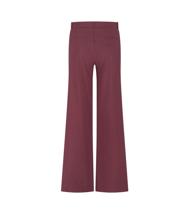 Studio Anneloes Luz stripe trousers 3069 bordeaux/dark blue