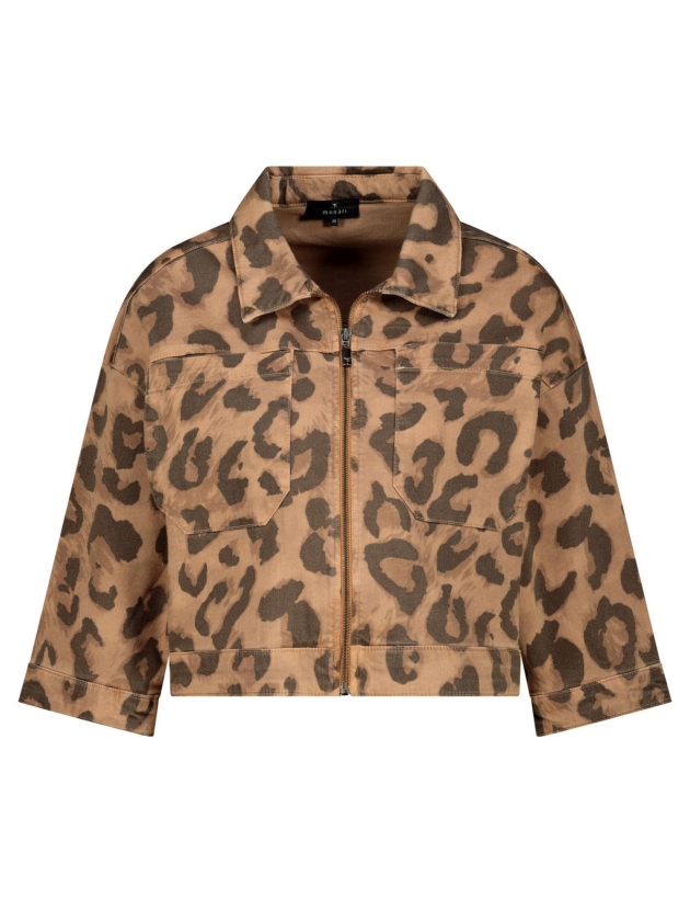 Monari Jacke 548 Biscotti gemustert