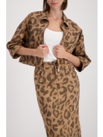 Monari Jacke 548 Biscotti gemustert