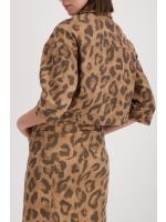 Monari Jacke 548 Biscotti gemustert