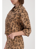 Monari Jacke 548 Biscotti gemustert