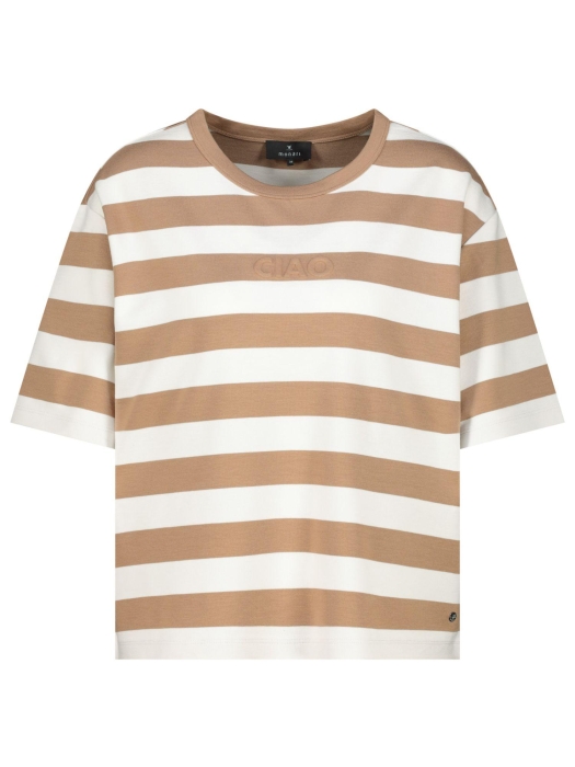 Monari Sweatshirt 547 Biscotti ringel