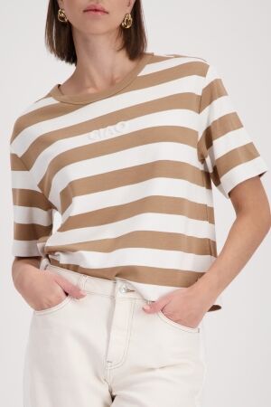 Monari Sweatshirt 547 Biscotti ringel