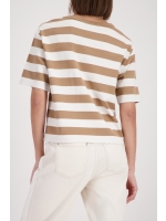 Monari Sweatshirt 547 Biscotti ringel