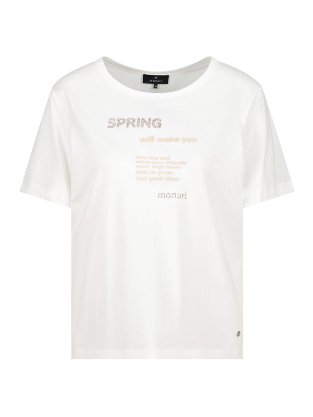 Monari T-Shirt 102 Off white