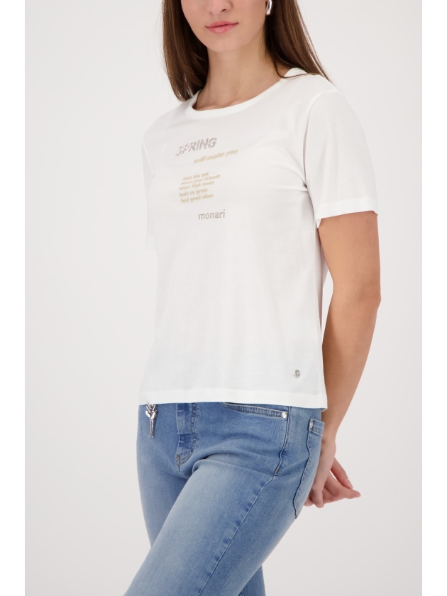 Monari T-Shirt 102 Off white