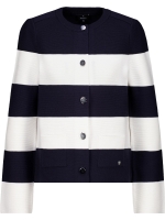 Monari Strickjacke 756 Marine ringel