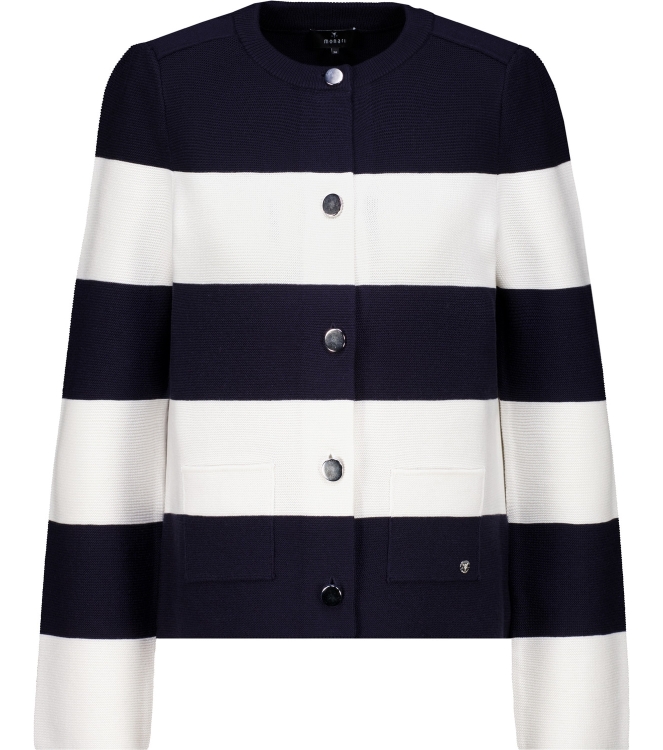 Monari Strickjacke 756 Marine ringel