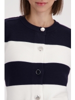 Monari Strickjacke 756 Marine ringel
