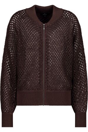 Monari Strickjacke 564 Dark  chocolate
