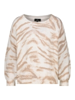 Monari Pullover 126 Champagne beige gemustert