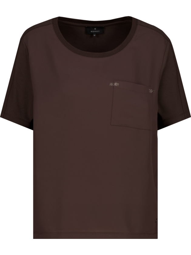 Monari Bluse 564 Dark  chocolate