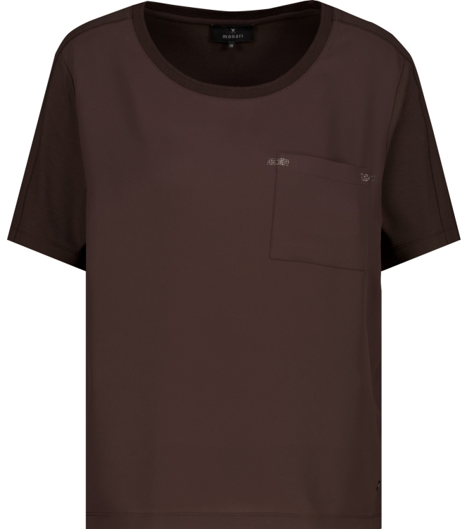Monari Bluse 564 Dark  chocolate
