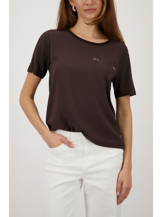 Monari Bluse 564 Dark  chocolate