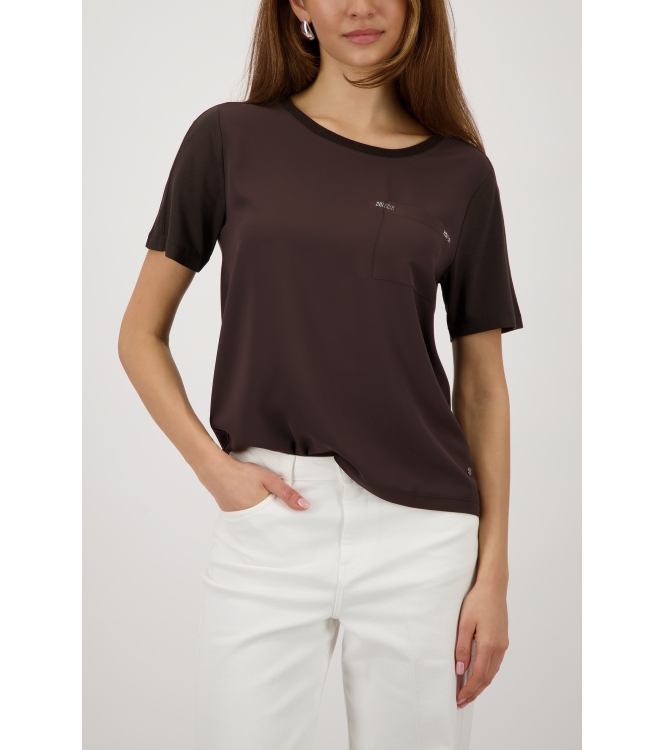 Monari Bluse 564 Dark  chocolate