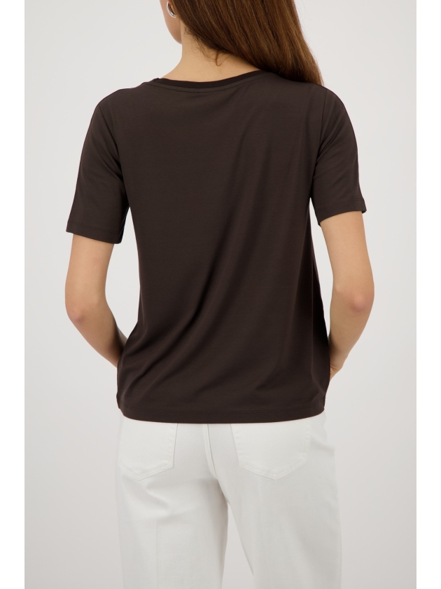 Monari Bluse 564 Dark  chocolate