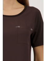Monari Bluse 564 Dark  chocolate