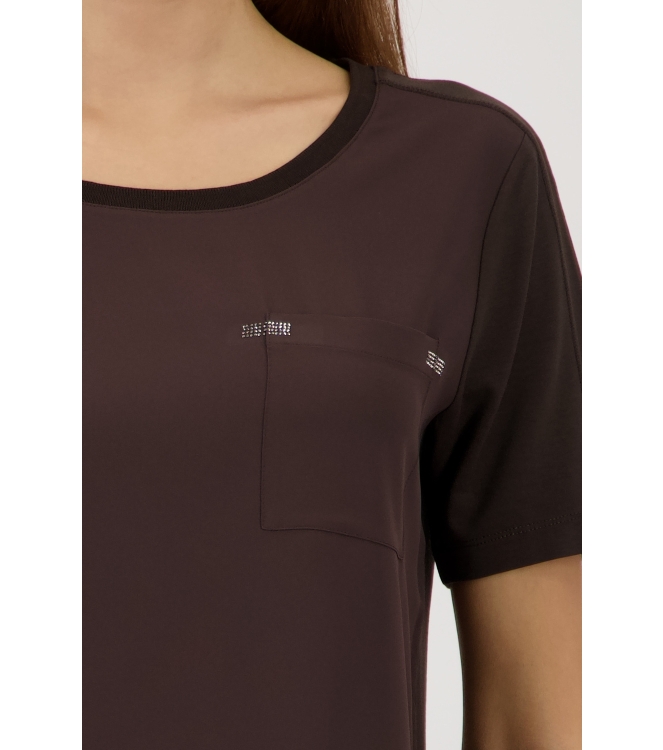 Monari Bluse 564 Dark  chocolate