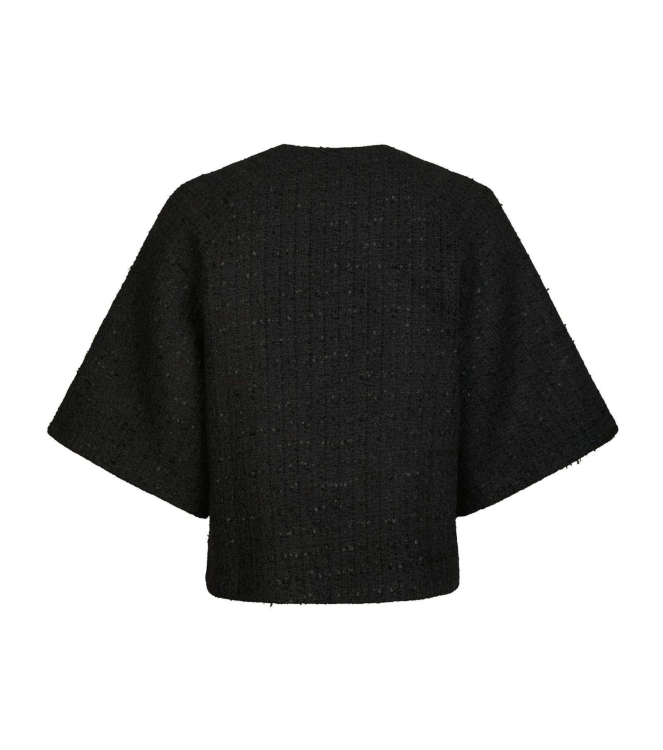 Neo Noir Rosella boucle mini jacket 100 Black