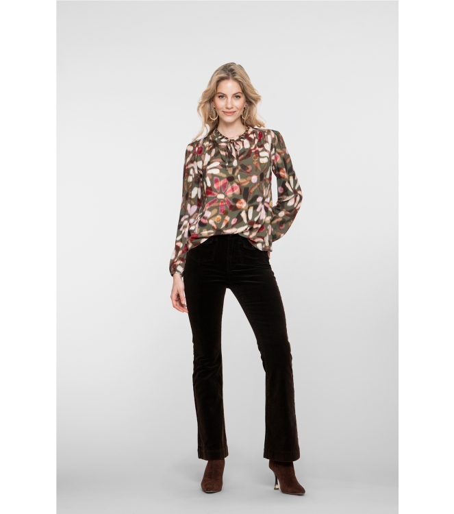 Geisha Pants cord 999 Black