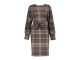 Geisha Dress check lurex 925 Grey