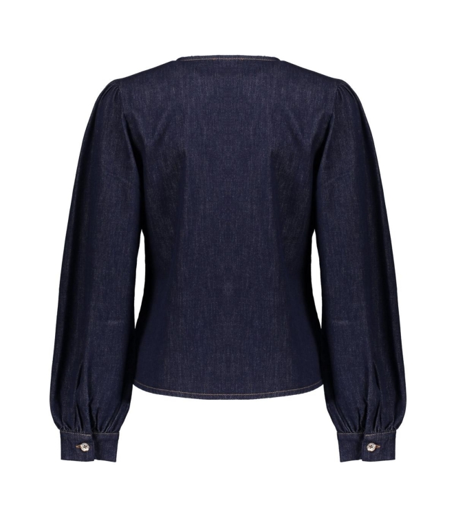 Geisha Blouse denim 880 Dark blue denim