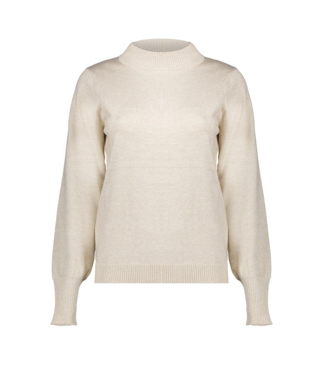 Geisha Pullover basic turtle lurex 10 Off white