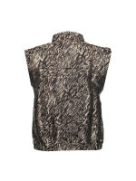Geisha Gilet animal print 999 Black