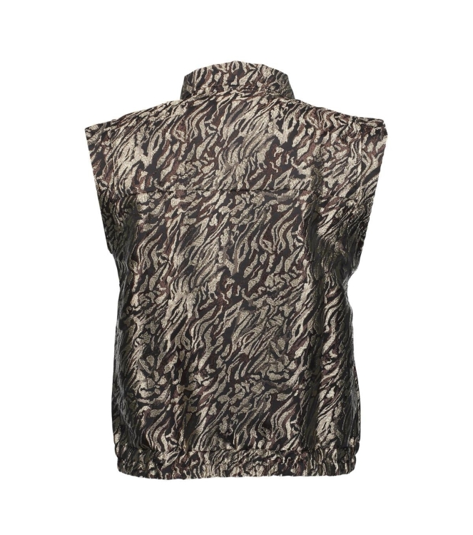 Geisha Gilet animal print 999 Black