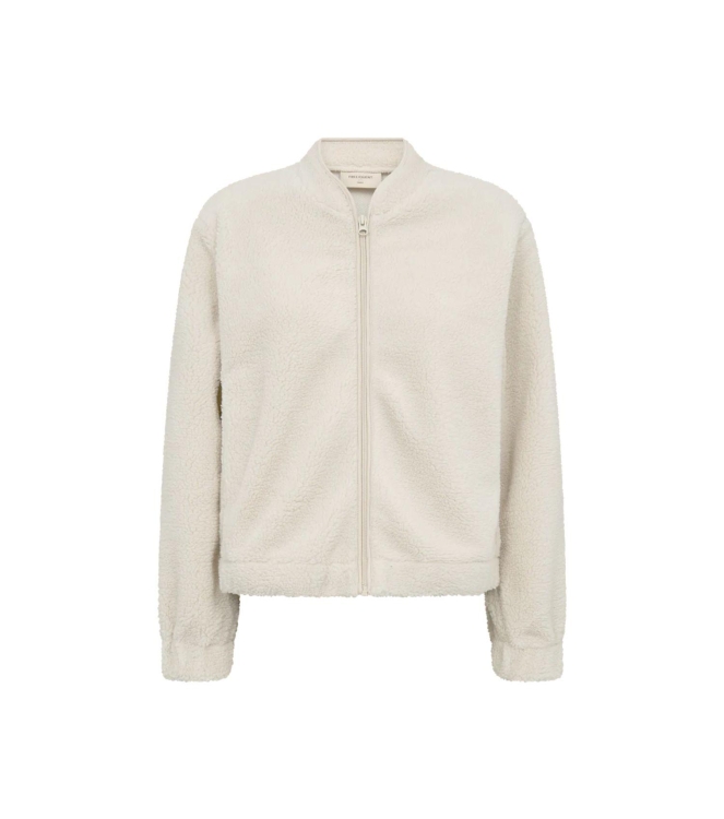 Freequent Tedy jacket Moonbeam