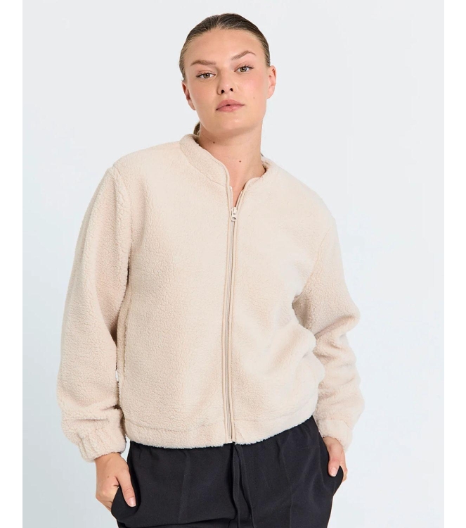 Freequent Tedy jacket Moonbeam