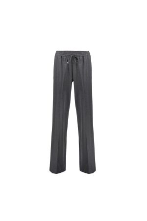 Geisha Pants flair + piping 930 Mid grey