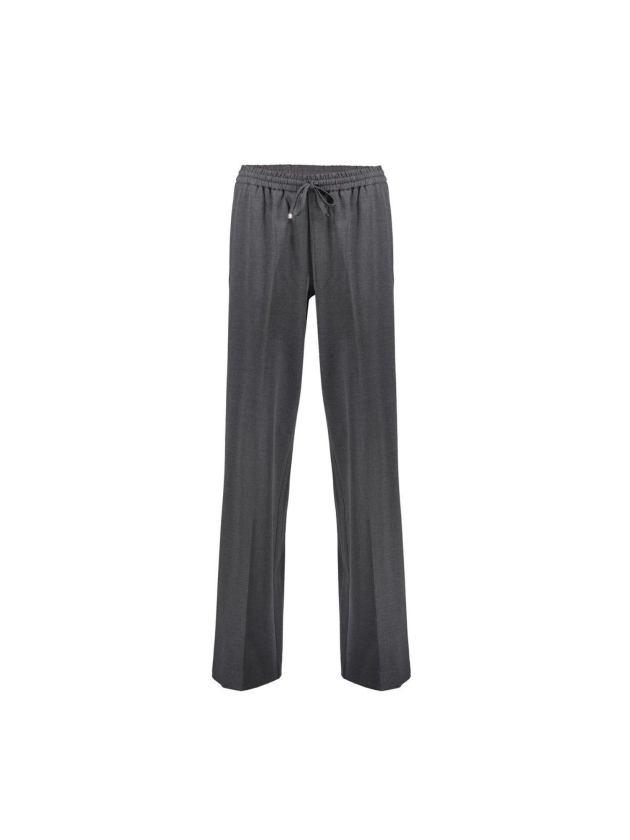 Geisha Pants flair + piping 930 Mid grey