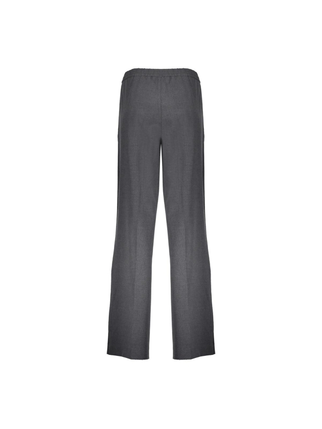 Geisha Pants flair + piping 930 Mid grey